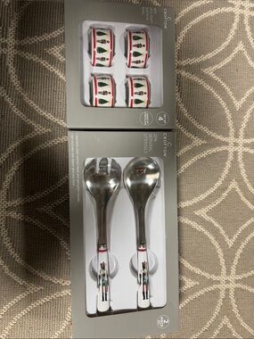 Crofton serving utensils and napkin rings